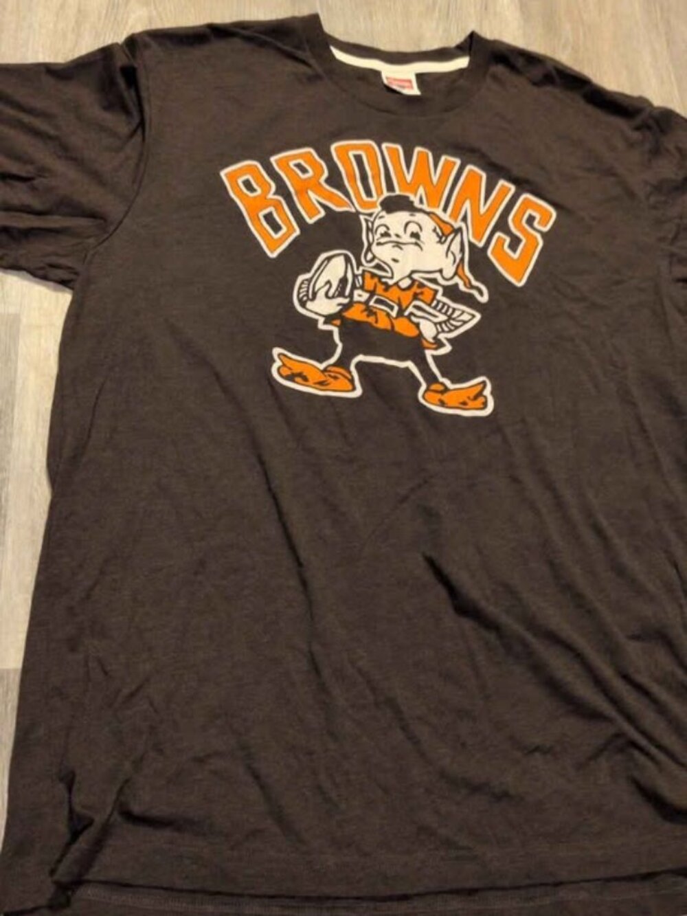 Homage Cleveland Browns Brownie the Elf T-Shirt Size XL nwot